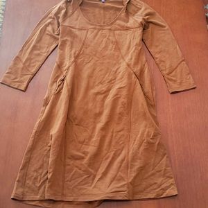 Ibex Merino Wool Hoody Dress: Medium